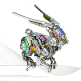 DIY Assembly Model Mechanical Rabbit 3D Metal Puzzle Model Kit | Nikpuzzles